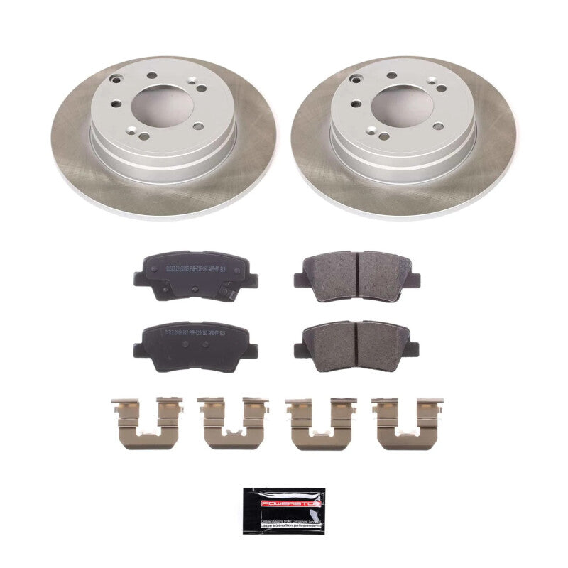 Power Stop 11-16 Kia Optima Rear Semi-Coated Rotor Kit