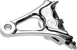 PERFORMANCE MACHINE (PM) 4-Piston Caliper - Rear - Chrome - 08-17 Softail 1256-0077-CH