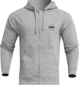 THOR Stadium Zip-Up Hooded Sweatshirt - Heather Gray - 2XL 3050-6328