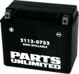 Parts Unlimited Agm Battery - Ytx12 Ctx12