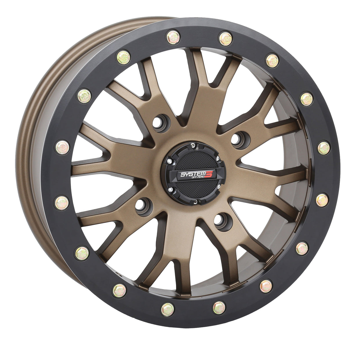 SYSTEM 3 Sb4 Bl Wheel 14x7 6+1 (+45mm) 4/137 Matte Bronze/Black 14S3-3237