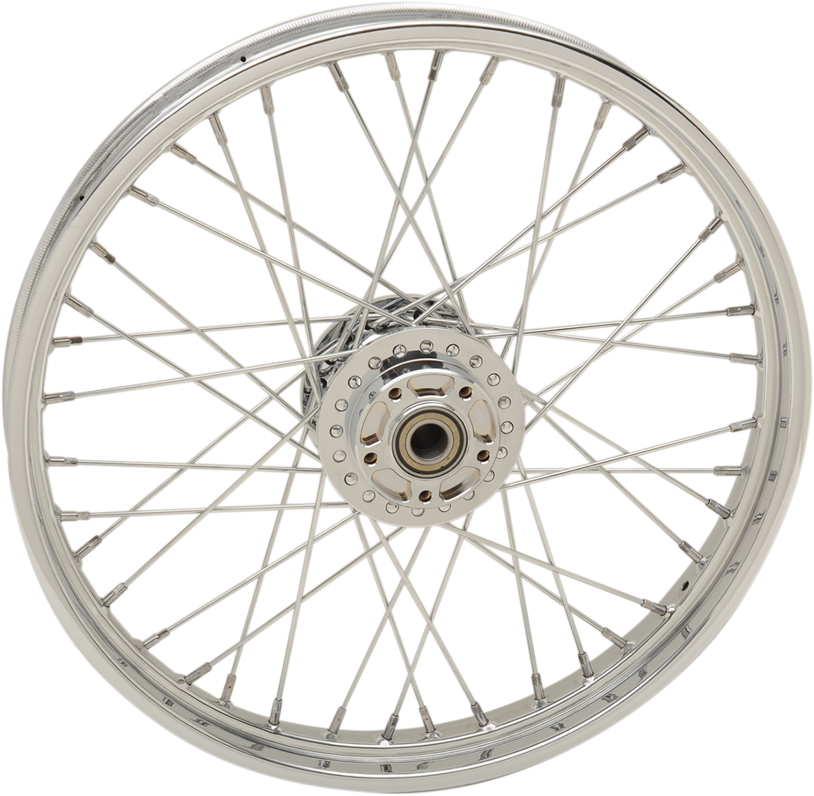 DRAG SPECIALTIES Front Wheel - Single Disc/ABS - Chrome - 21"x2.15" - '12-'17 FXD N/F FXDWG MODELS 64560