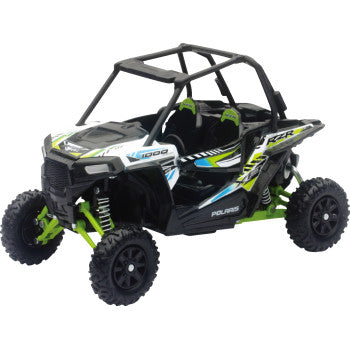 New Ray Toys Polaris RZR XP 1000 - 1:18 Scale - Black/White/Green 57593C