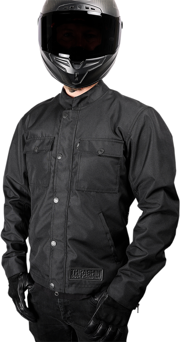 THRASHIN SUPPLY CO. Atlas Jacket - Black - Medium TMJ-02-09