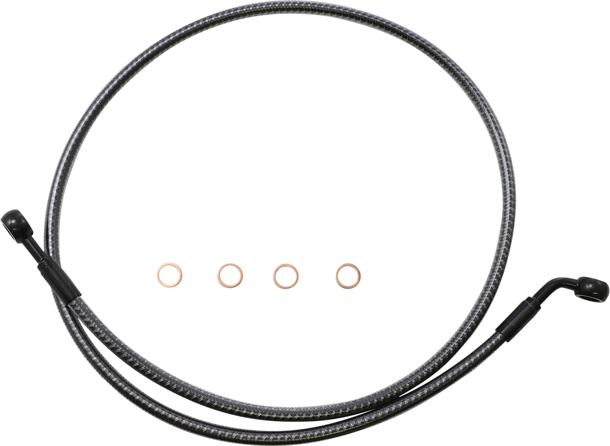 MAGNUM Brake Line - Front - 180/60 - 44" - KARBONFIBR 76744SW