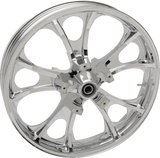 COASTAL MOTO Front Wheel - Largo 3D - Dual Disc/No ABS - Chrome - 21"x3.50" - '08+ FL 3D-LGO213CH