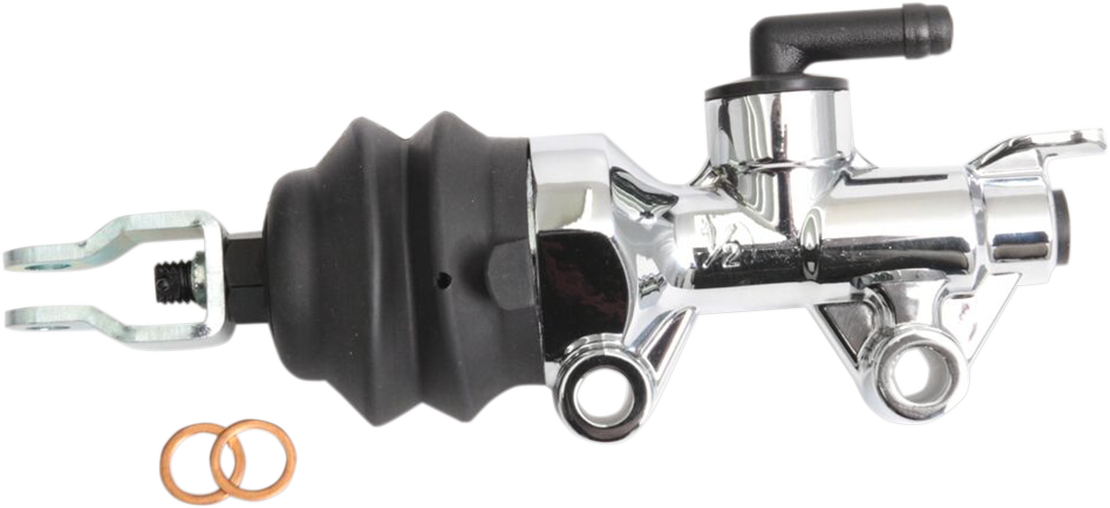 DRAG SPECIALTIES Master Cylinder - Rear - Chrome B17-0650