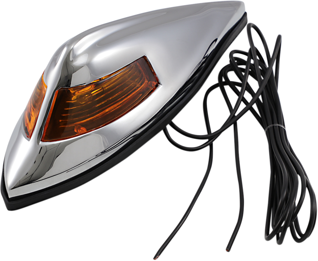 DRAG SPECIALTIES Nostalgia Front Fender Light - Amber 12-0025-BC312