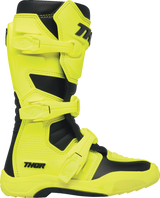 THOR Youth Blitz XR Boots - Acid/Black - Size 1 3411-0759