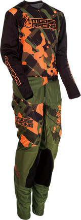 MOOSE RACING Youth Agroid Pants - Olive/Orange - 26 2903-2181