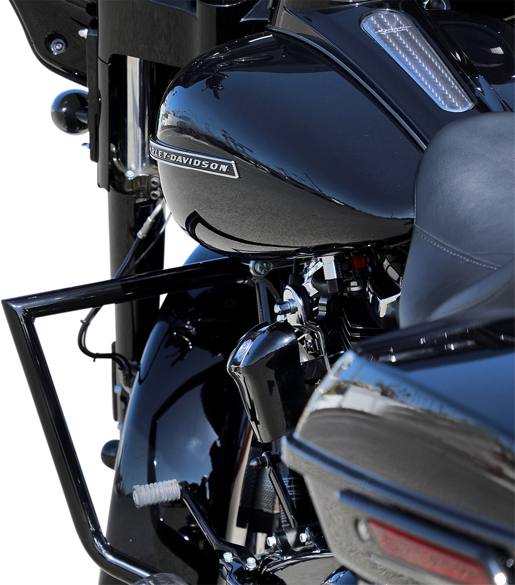 LA CHOPPERS Engine Guard - Black - Twin Peaks LA-7100-00B