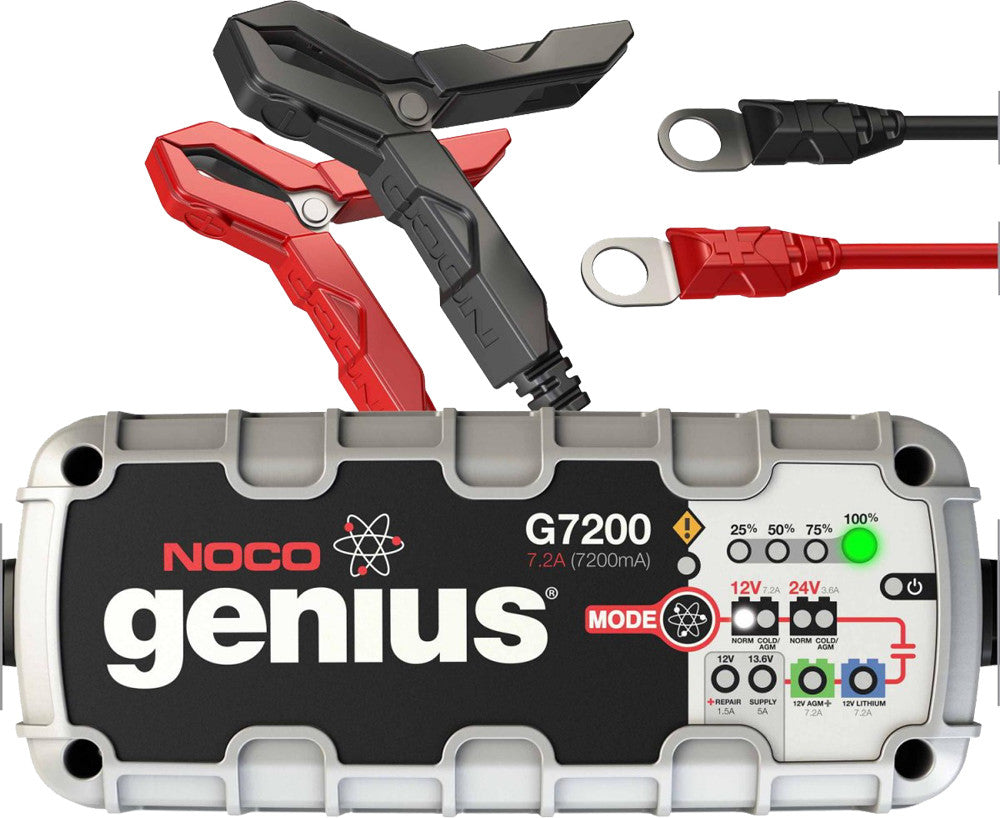 NOCO GENIUSUltrasafe Smart Battery Charger 12v & 24v 7.2aG7200