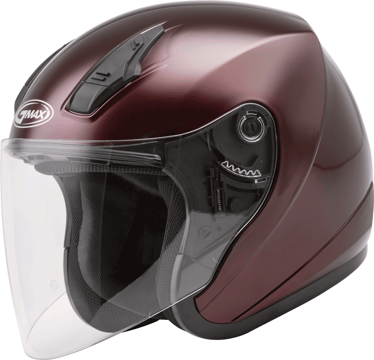 GMAX Of-17 Open-Face Helmet Wine Red Xs G317103N