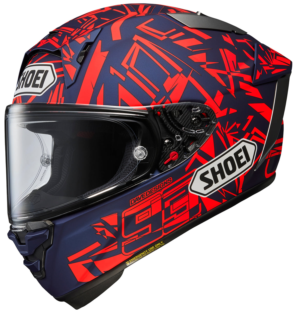 Shoei X-15 Marq Dazzle Tc-10 Xlg 105151007