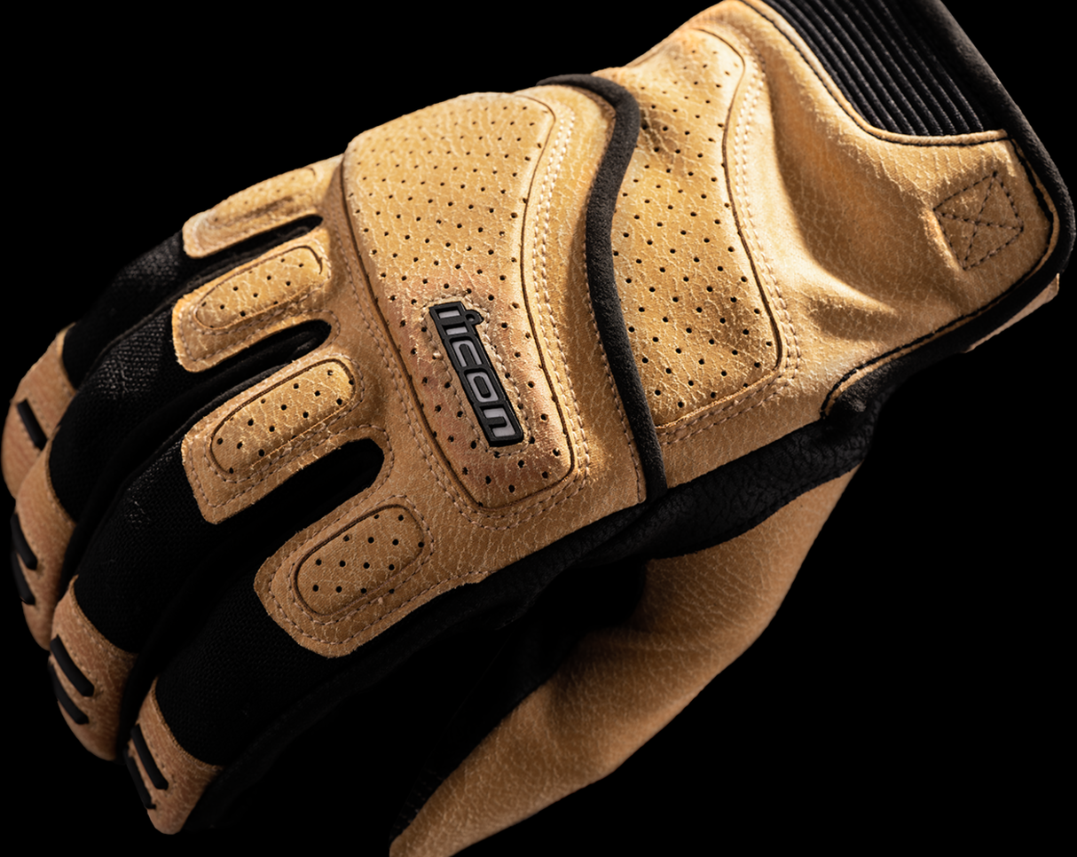 ICON Superduty3™ Gloves - Tan - Small 3301-4600