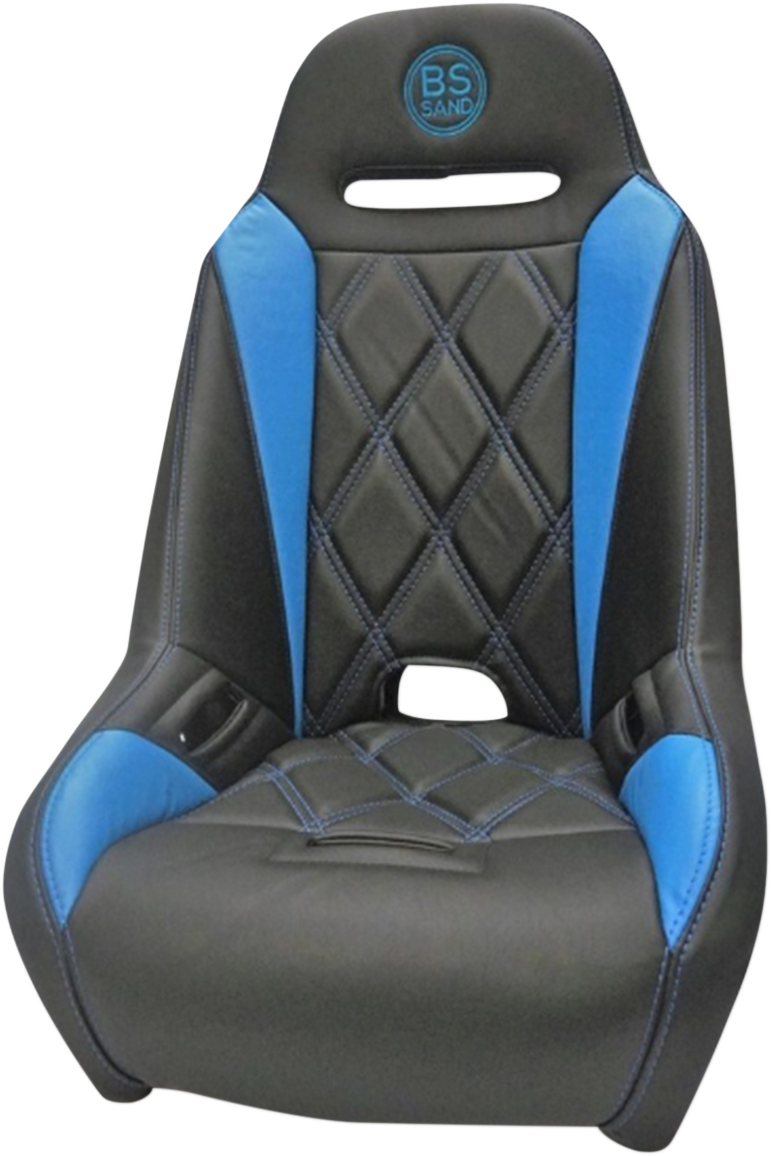 BS SAND Extreme Seat - Big Diamond - Black/Titanium Blue EXBUTBBDR