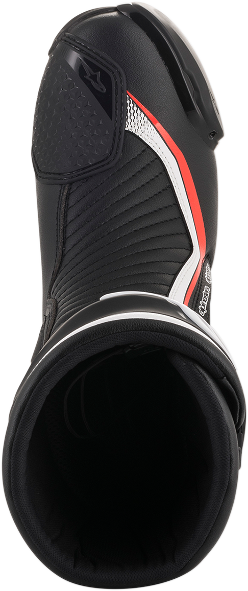 ALPINESTARS SMX+ Boots - Black/White/Red Fluorescent - US 7.5 / EU 41 2221019-1231-41