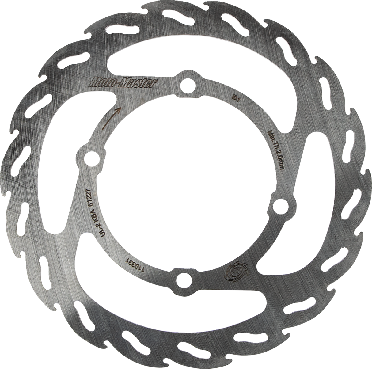 MOTO-MASTER Brake Rotor - Front - Flame 110331-PU