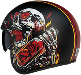 Z1R Saturn Helmet - Devil Made Me - Black/Red - Large 0104-2819