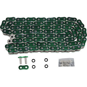Ek chain 525 zvx3 series zx-ring chain 120 link green