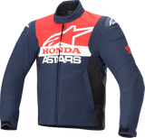 ALPINESTARS Honda SMX Waterproof Jacket - Blue/Black/Red - Small 3206223-7163-S