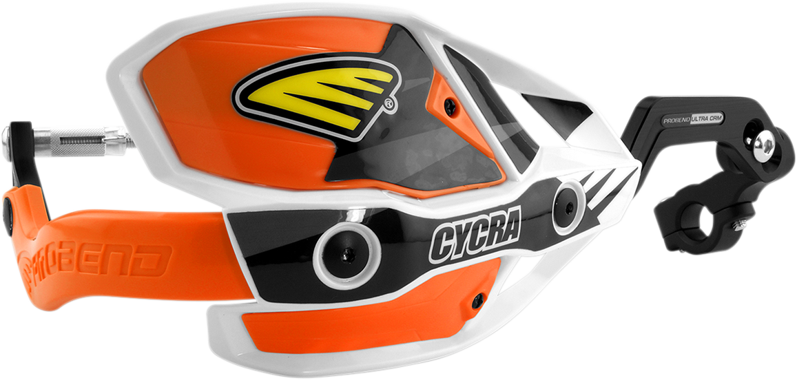 CYCRA Handguards - Ultra - Oversized - White/Orange 1CYC-7408-22X