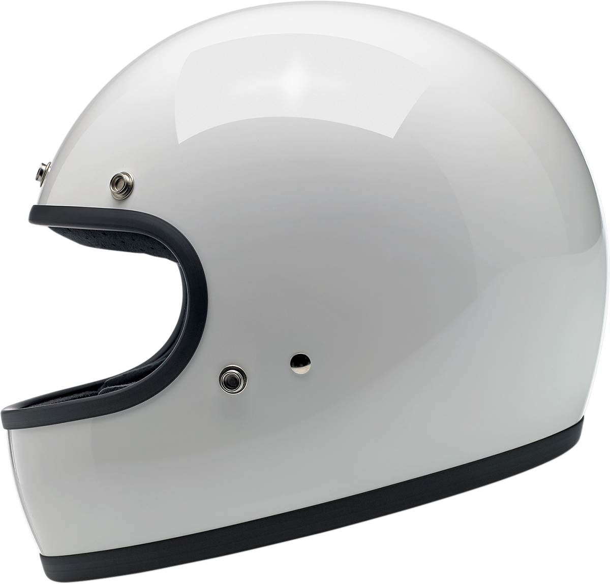 BILTWELL Gringo Helmet - Gloss White - Medium 1002-517-103