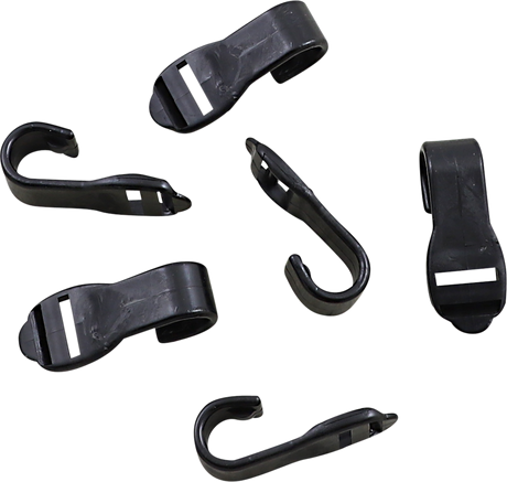 Parts Unlimited Cover Hooks - Black Lm-4003-0060