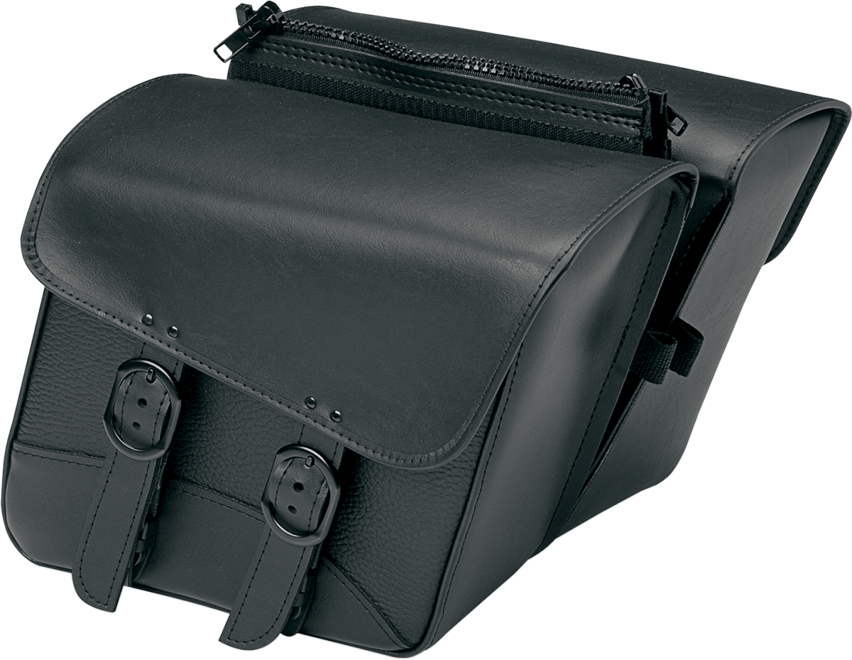 WILLIE & MAX LUGGAGE Compact Black Jack Saddlebag - Slant - Small 59588-00