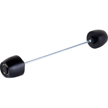 PUIG HI-TECH PARTS Axle Sliders - Front - Black - Pair - Suzuki 21623N