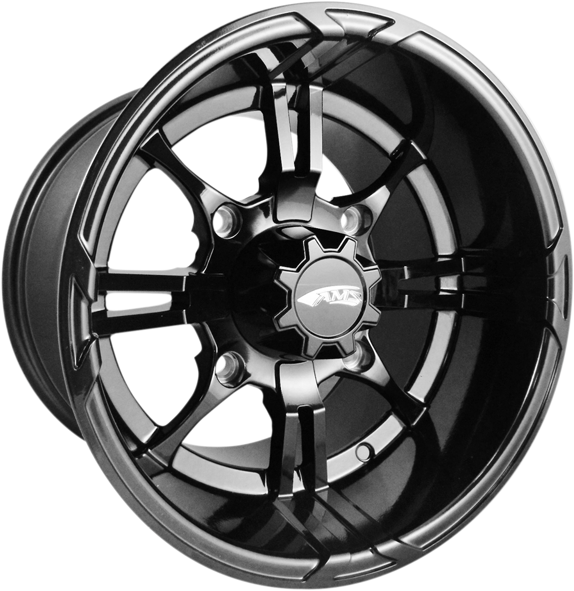 AMS Roll'n 108 Wheel - Rear - Black - 14x10 - 4/156 0230-0860