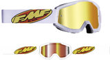 FMF Youth PowerCore Goggles - Core - White - Red Mirror F-50055-00006 2601-3188