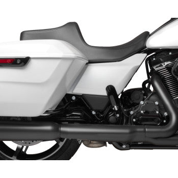 DRAG SPECIALTIES Predator III Seat - Smooth - Black Solar Leather - FLT/FLH '23-'24 0801-1921