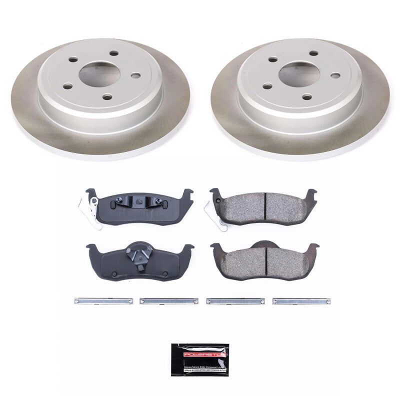 Power Stop 05-10 Jeep Grand Cherokee Rear Semi-Coated Rotor Kit