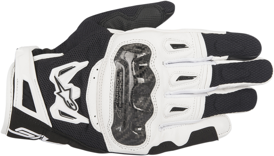 ALPINESTARS SMX-2 Air Carbon V2 Gloves - Black/White - 3XL 3567717-12-3X