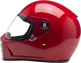 BILTWELL Lane Splitter Helmet - Gloss Blood Red - Small 1004-837-102