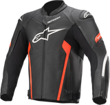 ALPINESTARS Faster v2 Leather Jacket - Black/Red - US 38 / EU 48 3103521-1030-48