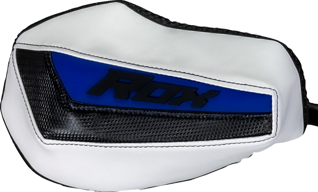 ROX SPEED FX Handguards - Generation 3 Flex-Tec - Black/White/Blue FT3-HG-BWB