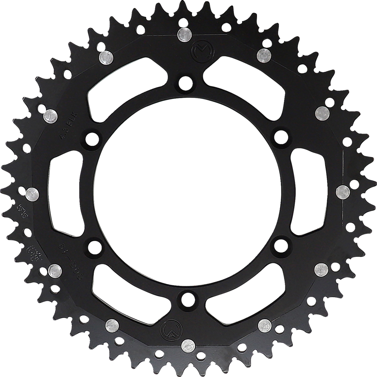 MOOSE RACING Dual Sprocket - Black - 49 Tooth 1210-808-49-10X