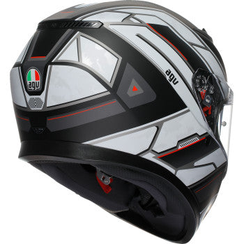 AGV K3 Helmet - Rivia - Matte Black/White - Small 2118381004-019-S