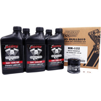 KLOTZ OIL Oil Change Kit - Indian Powerplus - 15W/60 KH-122