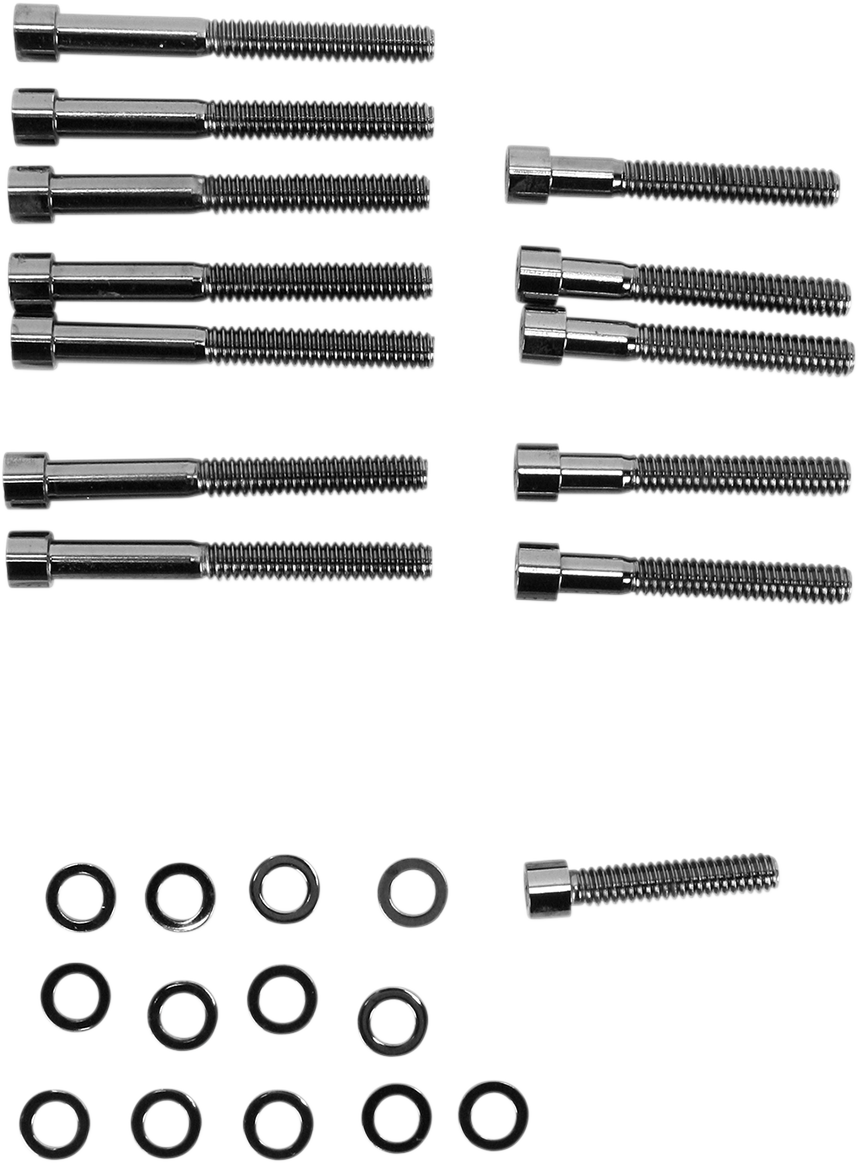 DRAG SPECIALTIES Bolt Kit - Smooth - Camshaft Cover MK687SBK