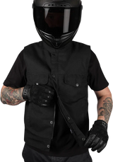 THRASHIN SUPPLY CO. Nightrider v2 Riding Vest - Black - XL TMJ-12-11