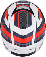 AFX FX-99 Helmet - Recurve - Pearl White/Red - Medium 0101-11127