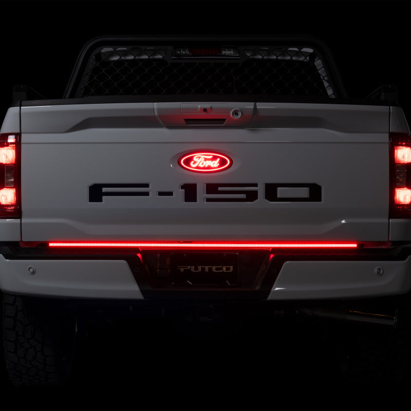 Putco 19-24 Ford Ranger 48In Direct Fit Blade Kit Tailgate Bars Equipped w Factory LED Taillamps 760048-07