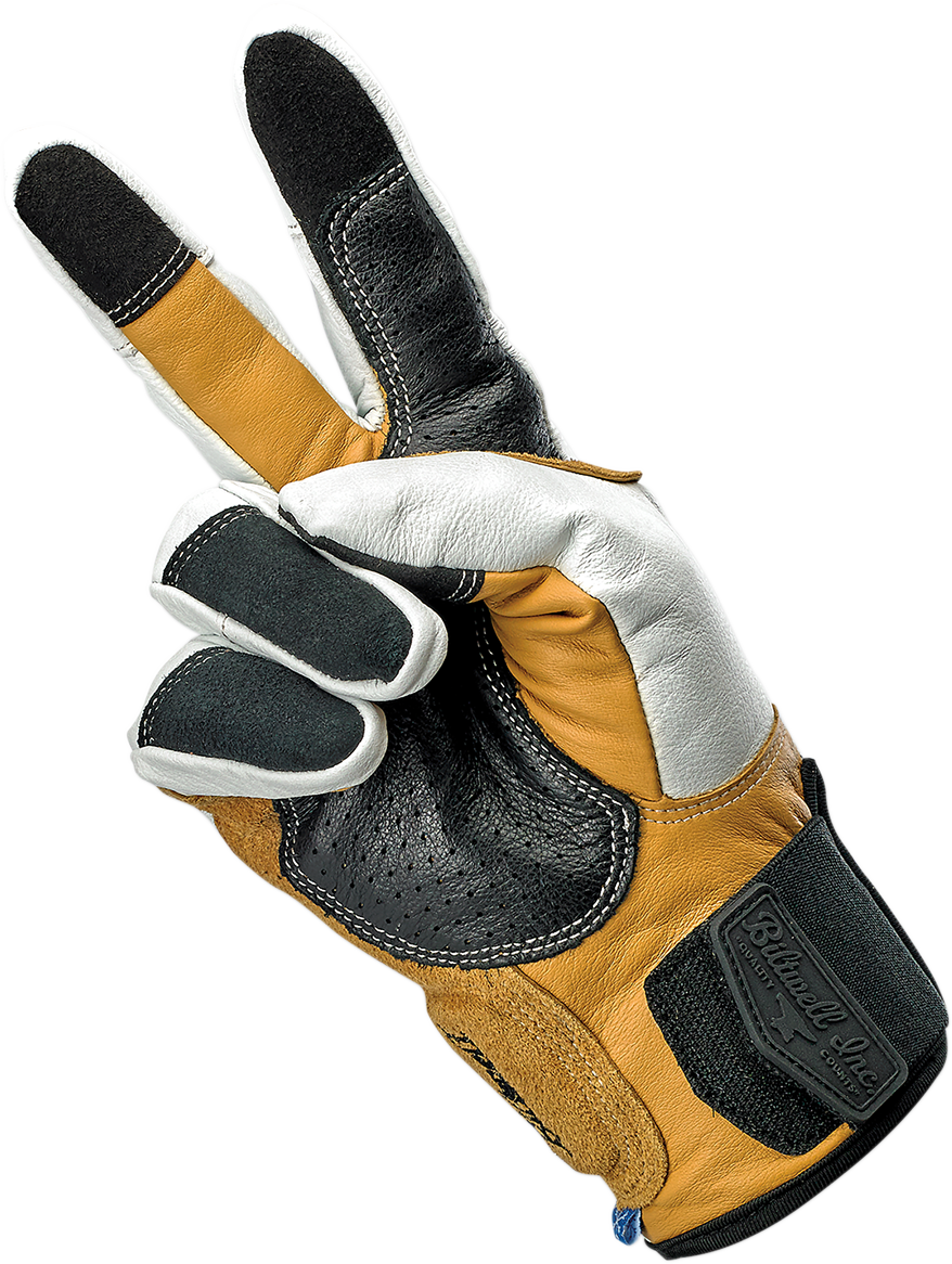 BILTWELL Belden Gloves - Cement - Large 1505-0409-304