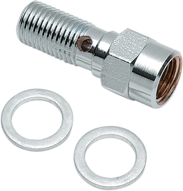 DRAG SPECIALTIES Banjo Bolt - 3/8-24 - Adapter 125