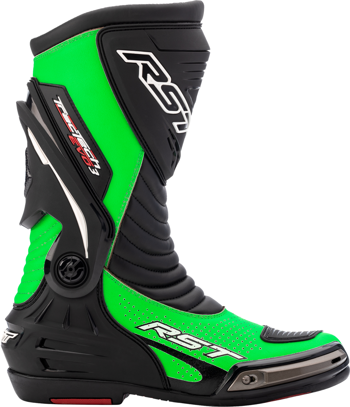 RST Tractech Evo Iii Sport Ce Boot Neon Green / Black  Sz 7 102101NEO-40