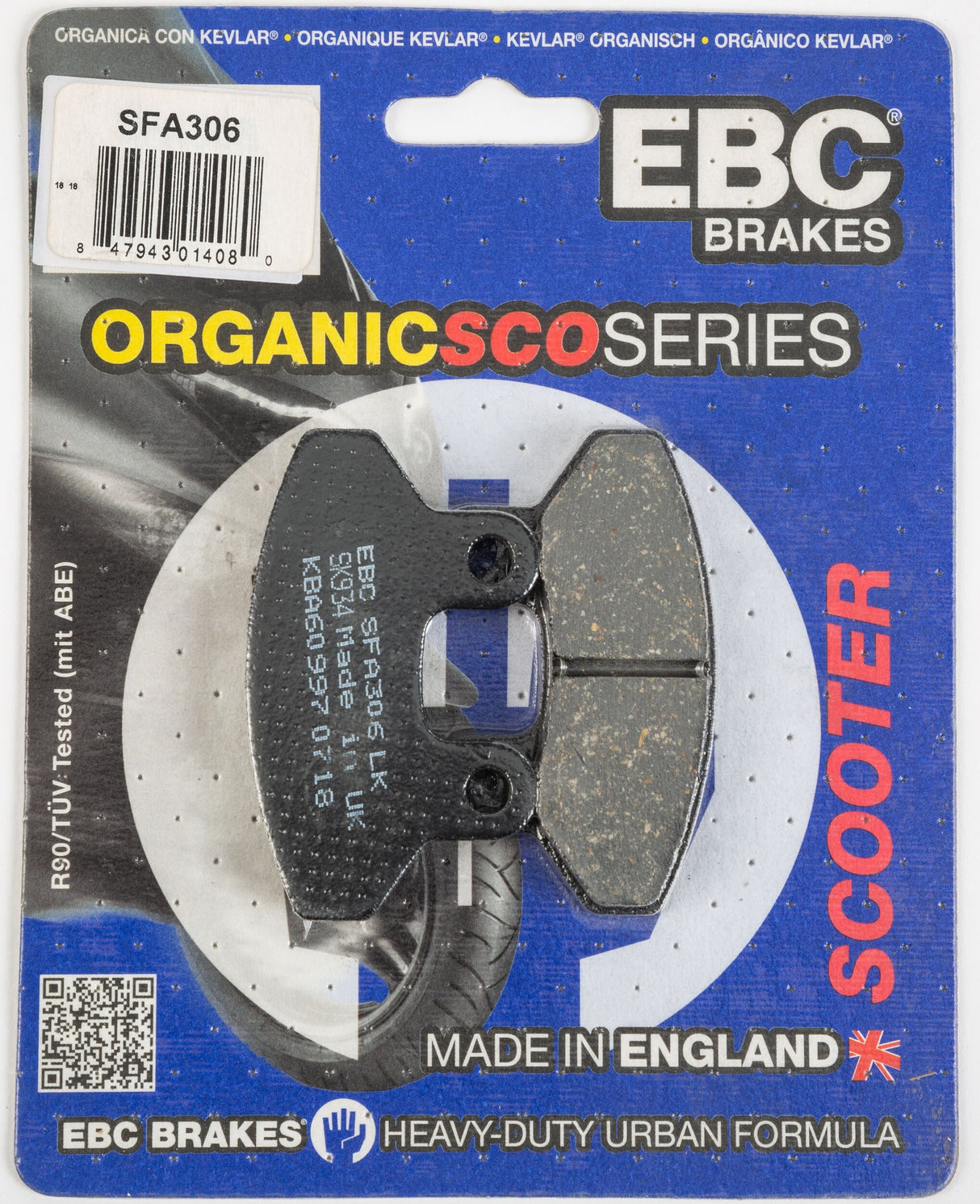 EBC Brake Pads Sfa306 Organic SFA306