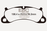 EBC 12-15 Porsche 911 (991) (Cast Iron Rotor only) 3.8 Carrera S Redstuff Front Brake Pads DP32144C